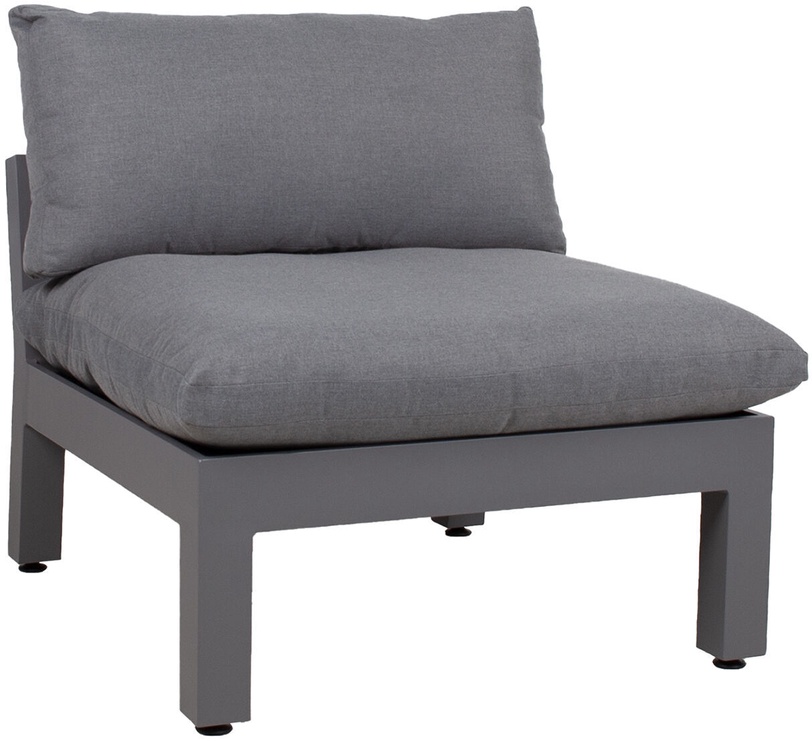 Moduļu dīvāns Home4you Fluffy 13791, pelēka, 82 x 93 x 66 cm