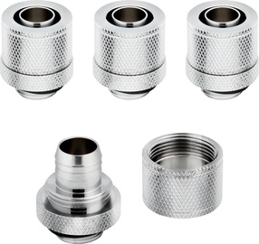 Corsair Hydro X Series XF Compression 10/13mm ID/OD Fitting Four Pack Chrome