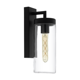 Õue seinavalgusti Eglo Bovolone, 60W, E27, IP44, must