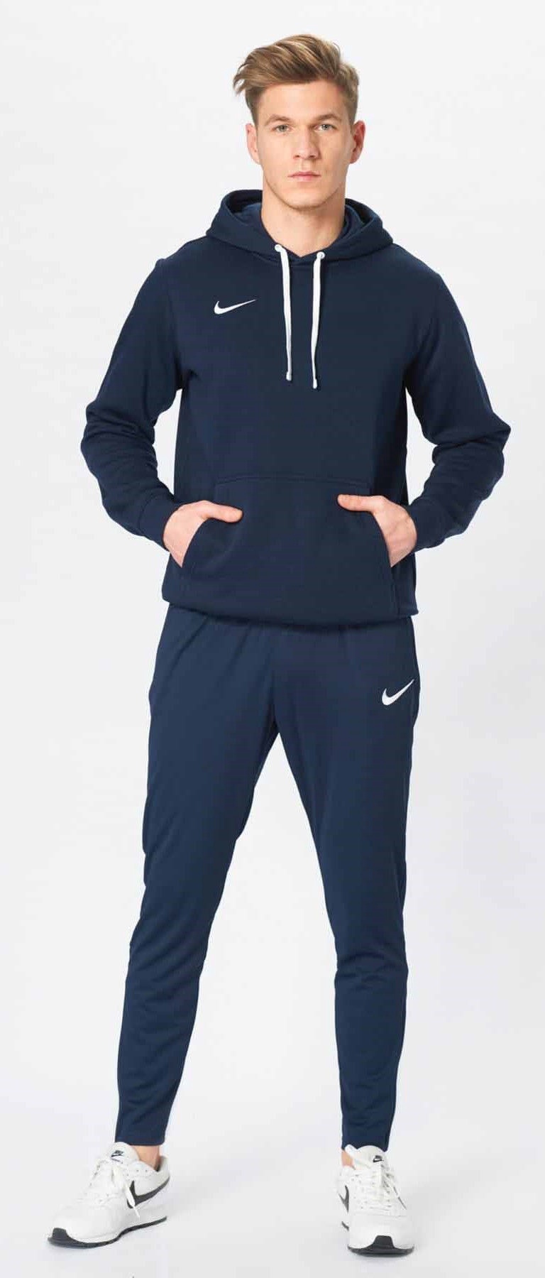 nike blue fleece pants