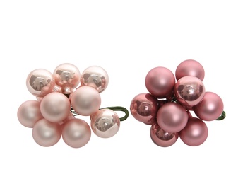 Ziemassvētku eglītes rotaļlieta 715113 Pink, 10 gab.