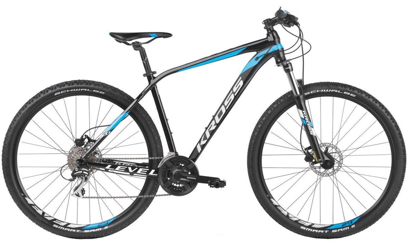 Велосипед горный Kross Level 2.0, 29 ″, L рама, синий/белый/черный