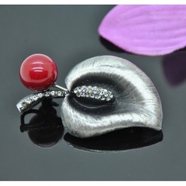 Vincento Brooch With Zirconium Crystal LD-1145