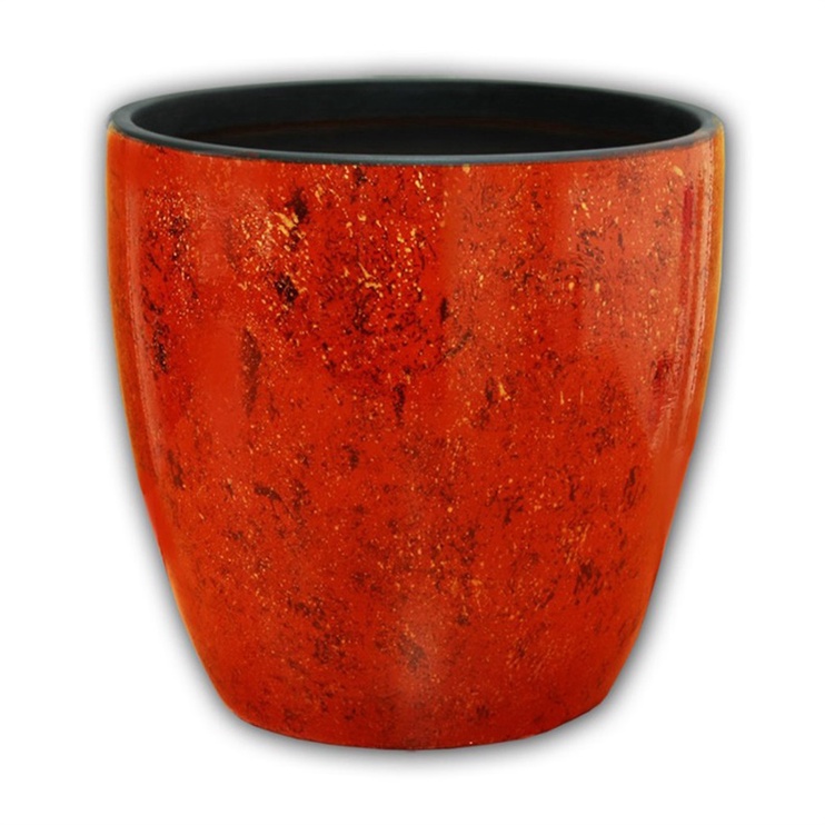 Puķu pods Askovita VDN, keramika, Ø 30 cm, sarkana