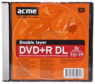 Acme DVD+R DL 8X 8.5GB Slim Box