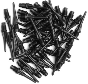Иглы для стрел Harrows Dimple Points, черный, 1000 шт