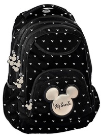 Paso Minnie School Backpack w/ Pencil Case & Wallet Black
