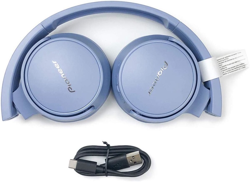 Belaidės ausinės Pioneer SE-S3BT, mėlyna