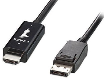 Sharkoon Cable DisplayPort 1.2 to HDMI 4K Black 1m