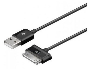 Lādētājs Techly USB-A - Samsung 30-pin, melna