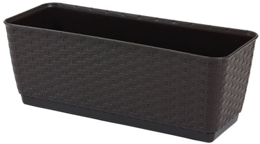 Puķu pods Prosperplast, brūna, 172 mm x 472 mm