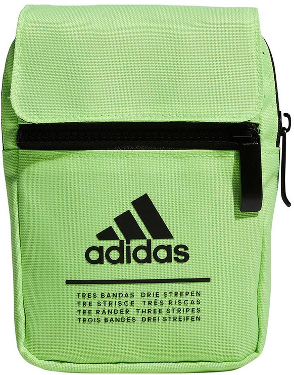 Plecu soma Adidas Classic Organizer Bag S GH5278, melna/zaļa