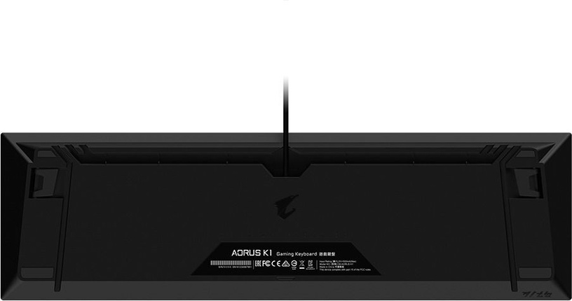 Клавиатура Gigabyte Aorus K1 Cherry MX Red EN, черный