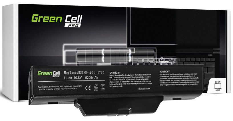 Sülearvutiaku Green Cell HP08P, 5.2 Ah, Li-Ion
