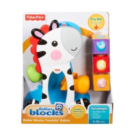 Žaislinis zebriukas su kaladėlėmis Fisher Price