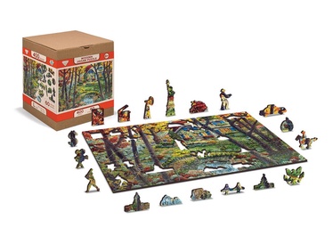 3D пазл Wooden City A cottage in the woods US0040-L, 400 шт.
