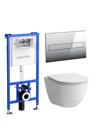 Туалетный набор Laufen Pro Rimless, 0.05 см x 0.067 см