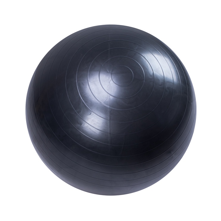 Vingrošanas bumbas LS3221-65cm, melna/pelēka, 650 mm