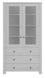 Black Red White Amsterdam Glass Door Cabinet 200x110cm Grey
