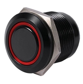 Impactics Push Button 19mm IP65 LED Red
