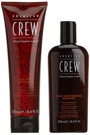 American Crew Moisturizing Shampoo 250ml +250ml Firm Hold Styling Gel