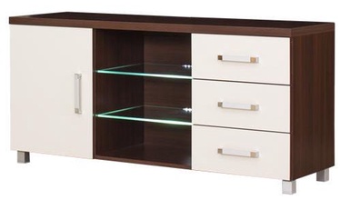 TV-laud Bodzio Amadis A36 Vanilla/Brown, 1380x430x660 mm