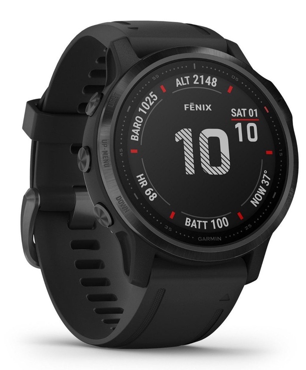 Išmanusis laikrodis Garmin Fenix 6S Pro, juoda