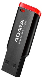 USB atmintinė ADATA UV140 Black/Red, USB 3.0, 32 GB