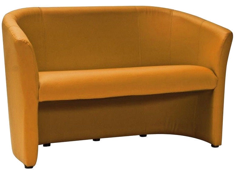 Dīvāns Modern TM-2, dzeltena, 126 x 60 cm x 76 cm