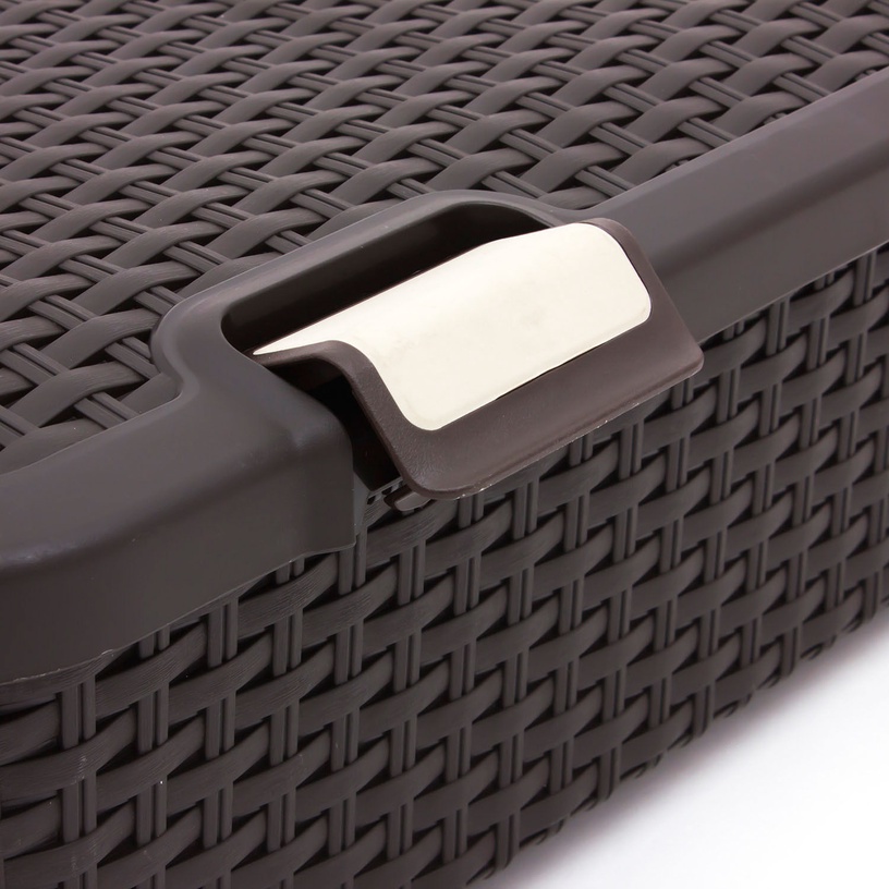 Kaanega hoiukarp Curver Style, 43 l, pruun, 50 x 40 x 33 cm