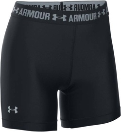 Under Armour HeatGear Middy Compression Shorts 1297901-001 Black XL