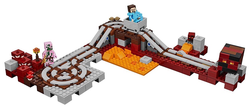 Konstruktor LEGO Minecraft The Nether Railway 21130