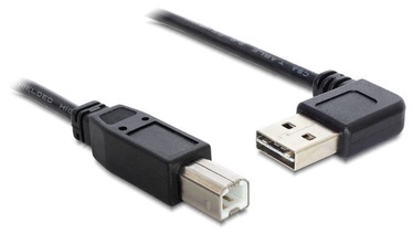 Juhe Delock Cable USB /USB Angled Black 0.5m