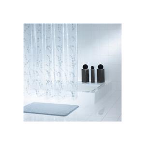 Штора для ванной Ridder Silver 32377, белый/серый, 2000 мм x 1800 мм