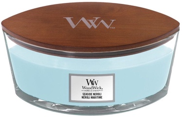 Svece, aromātiskā WoodWick Seaside Neroli, 40 h, 453.6 g, 92 mm