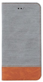 Blun Soft Touch Book Case For Huawei P9 Lite Mini Grey