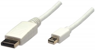 Manhattan Monitor Cable Mini Displayport to Displayport White 2m