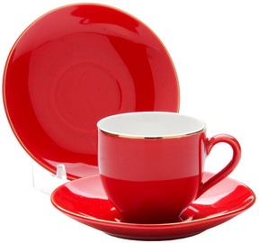 Mayer & Boch Cup Set 4pcs Red 8cl 24750