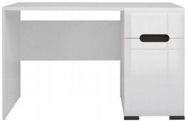Black Red White Desk Azteca White