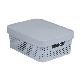 Mantu kaste Curver Infinity Dots, 11 l, pelēka, 360 x 270 x 140 mm