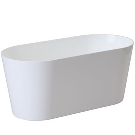 Puķu pods Vulcanos 0669 26,7cm, balts