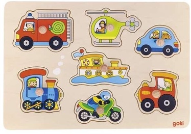 Puzle Goki Vehicles, 7 gab.