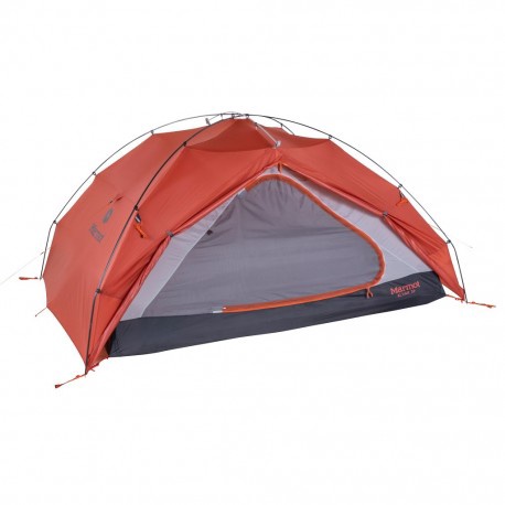 Trīsvietīga telts Marmot Alvar UL 3P, oranža/pelēka