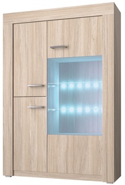 Idzczak Meble Tienen 01 2D Glass Cabinet Sonoma Oak