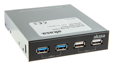 Akasa AK-ICR-12V3 InterConnect S USB Front Panel
