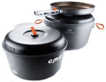 Набор туристической посуды GSI Outdoors Pinnacle Base Camper Large, алюминий/силикон