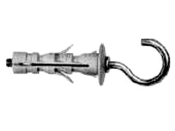 Nailontüübel konksuga Elematic, 8 X 36 mm, 100 tk