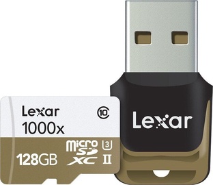 Lexar 128GB Micro SDXC UHS-II 1000x U3 Class 10 + USB Reader
