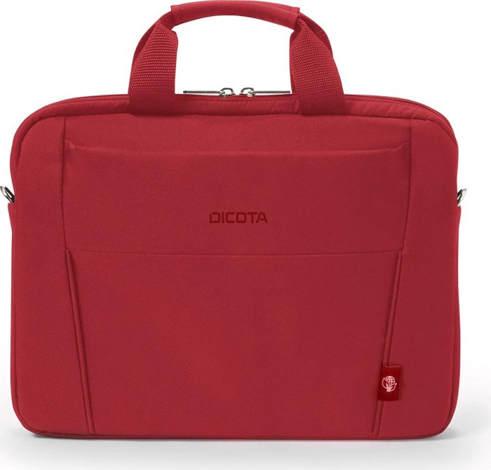 Klēpjdatoru soma Dicota Slim Eco Base D31306-RPET, sarkana, 13-14.1"