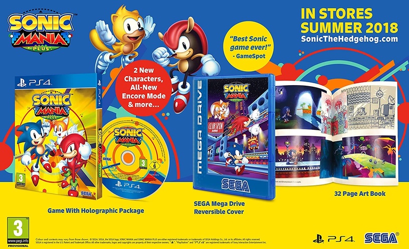 Xbox One mäng Sega Sonic Mania Plus